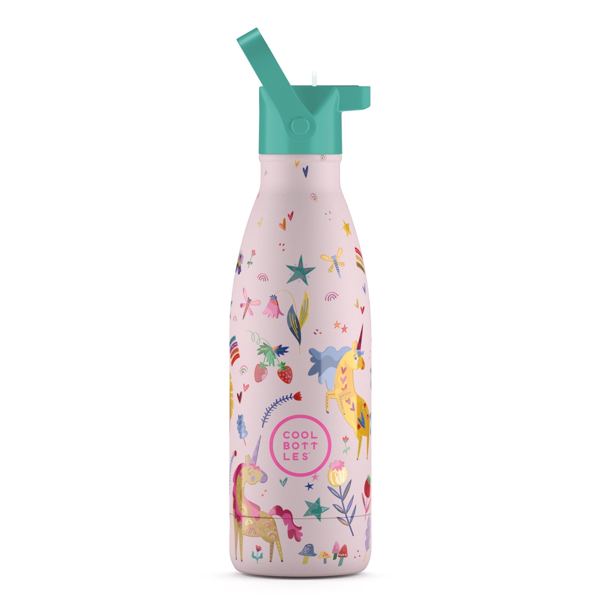 COOL BOTTLES. Ανοξείδωτο μπουκάλι Αστείοι Μονόκεροι 350ml