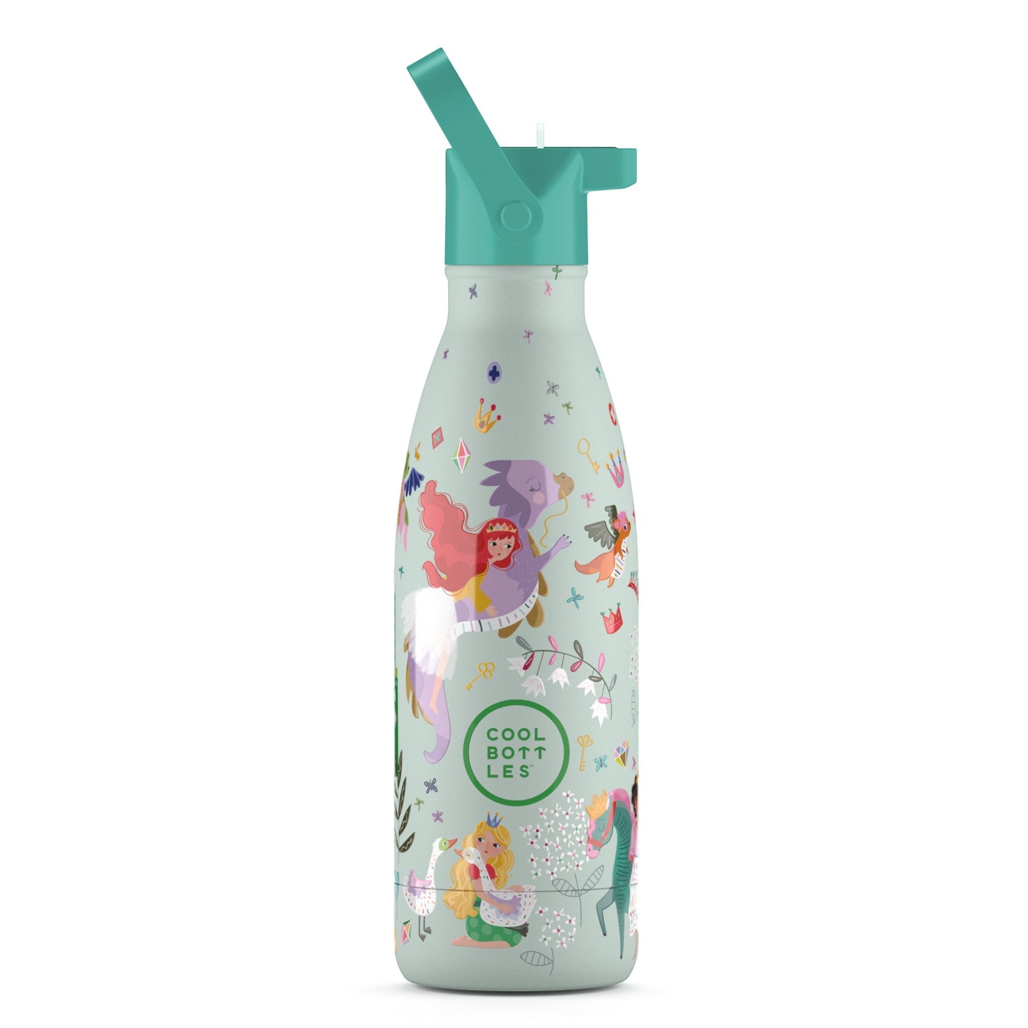 COOL BOTTLES. Ανοξείδωτο μπουκάλι Πριγκίπισσες 350ml