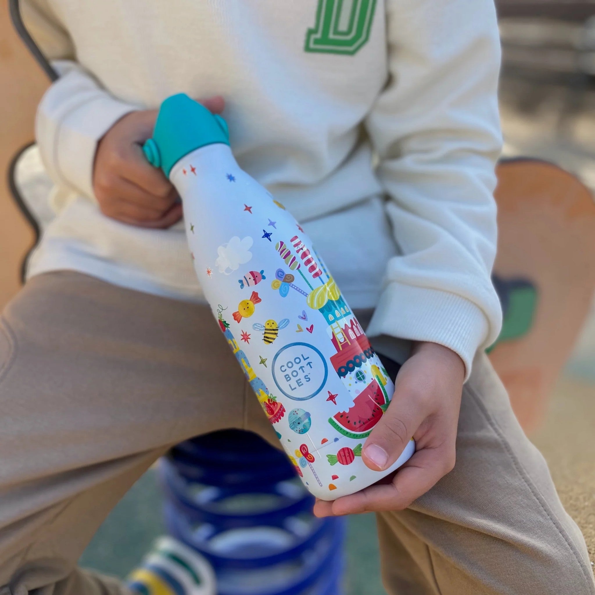 COOL BOTTLES. Ανοξείδωτο μπουκάλι Ζαχαρωτά 350ml