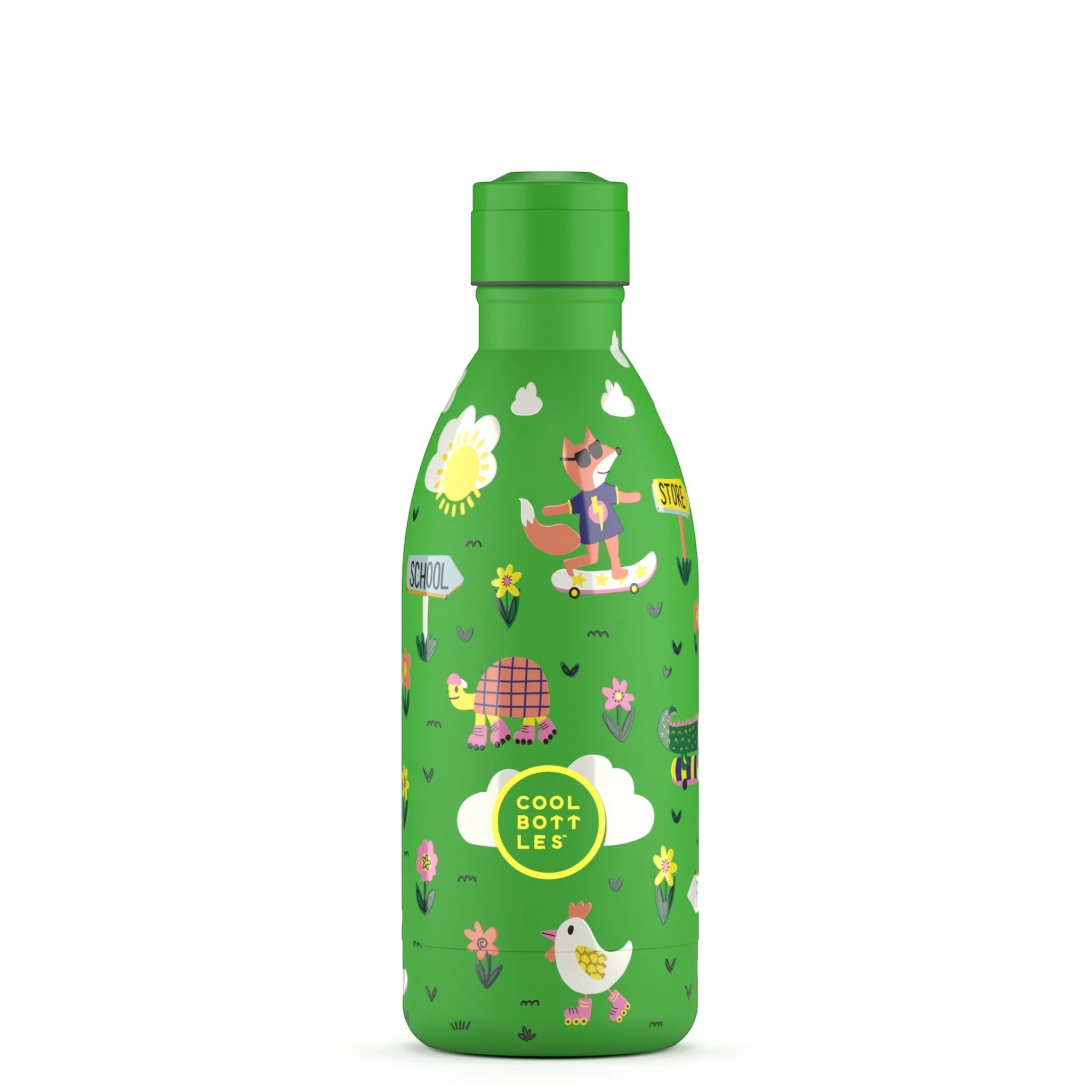 COOL BOTTLES. Ανοξείδωτο παιδικό μπουκάλι Rolling Skaters 500ml