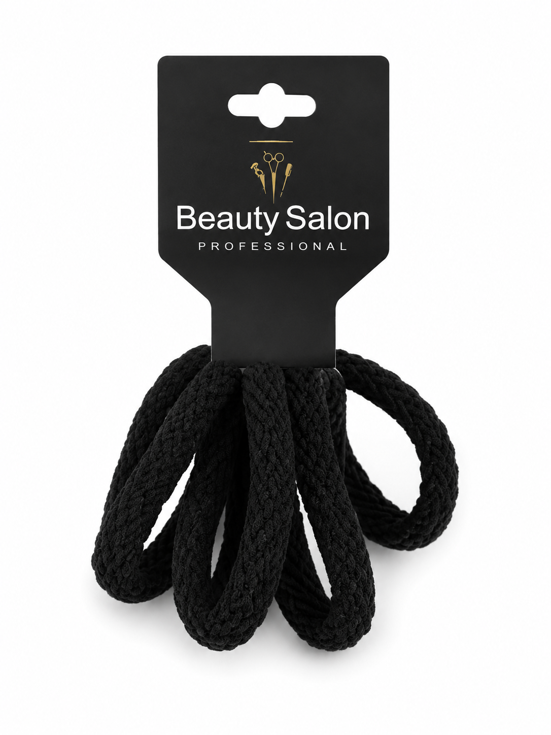 Beauty Salon Professional – Μαύρα Λαστιχάκια Μαλλιών