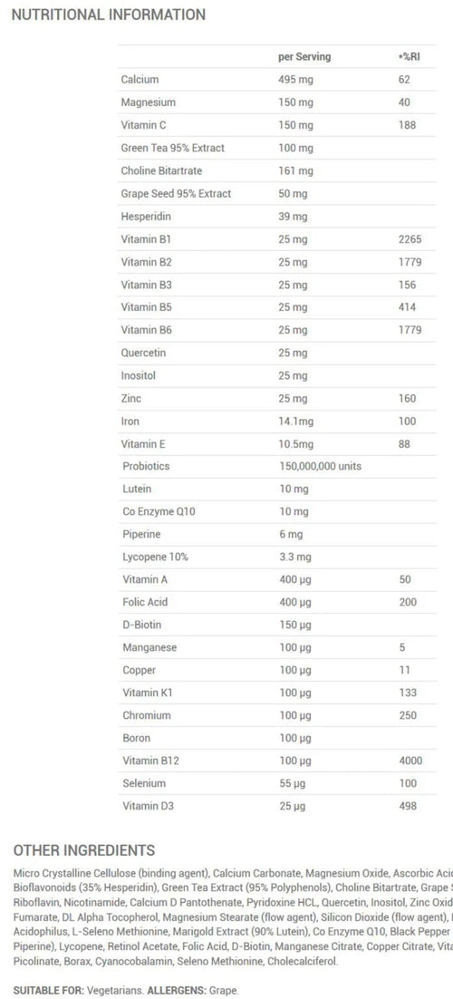 Applied Nutrition Multi-Vitamin Complex 90tabs