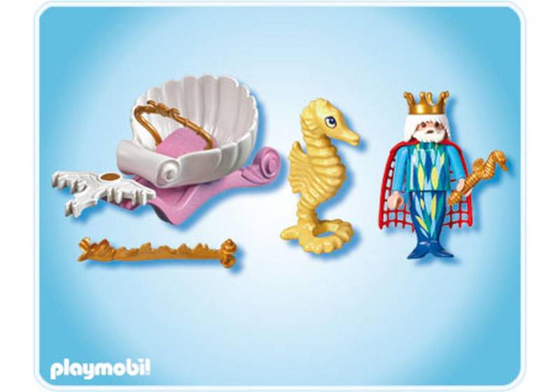 Playmobil Princess Βασιλιάς Ποσειδώνας & Θαλάσσια Άμαξα με Ιππόκαμπο 4815