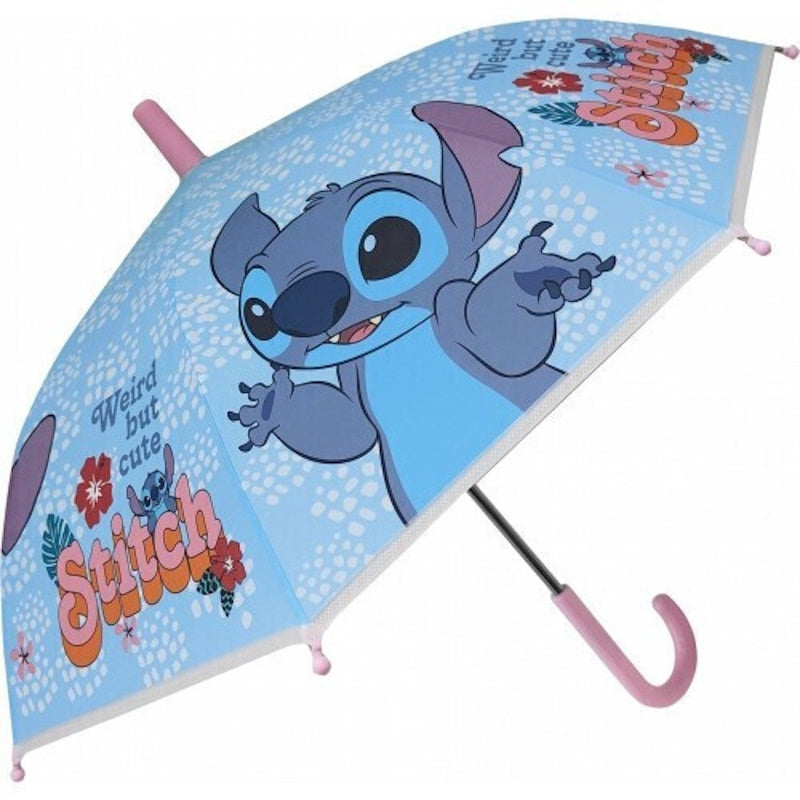 Chanos Παιδική Ομπρέλα 38cm Μπαστούνι απλή Poe Lilo & Stitch