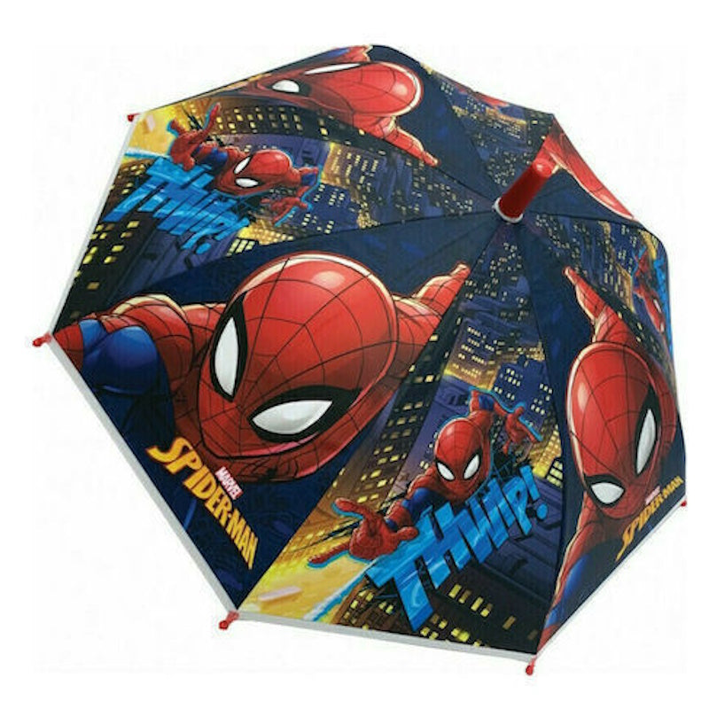 Chanos Παιδική Ομπρέλα 38cm Μπαστούνι απλή Poe Spiderman