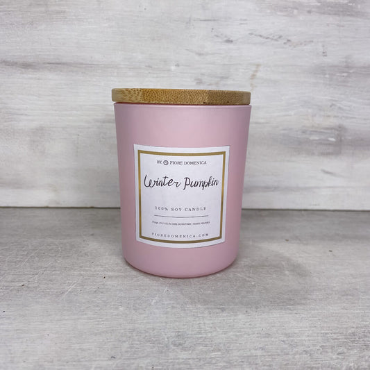 Κερί σόγιας Winter Pumpkin Small Pink