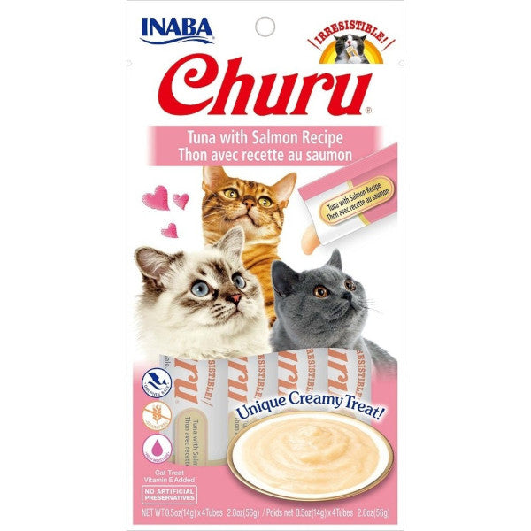 Churu Tuna with Salmon For Cats - Λιχουδιά Γάτας  1x14gr