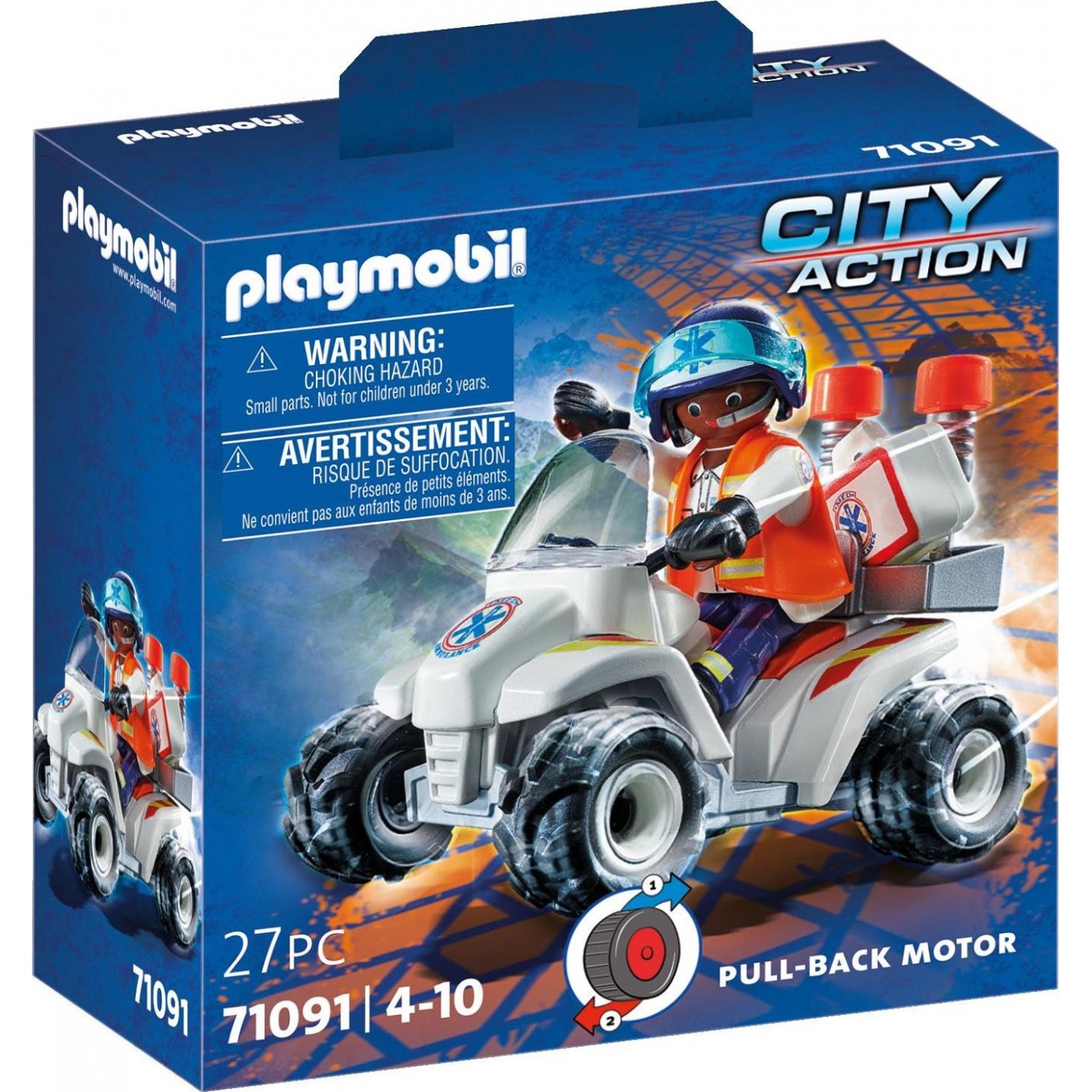 Playmobil City Action-Διασώστρια με γουρούνα 4×4