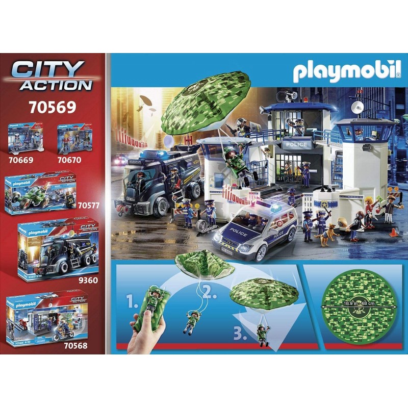 Playmobil City Action Εναέρια Αστυνομική Καταδίωξη 70569