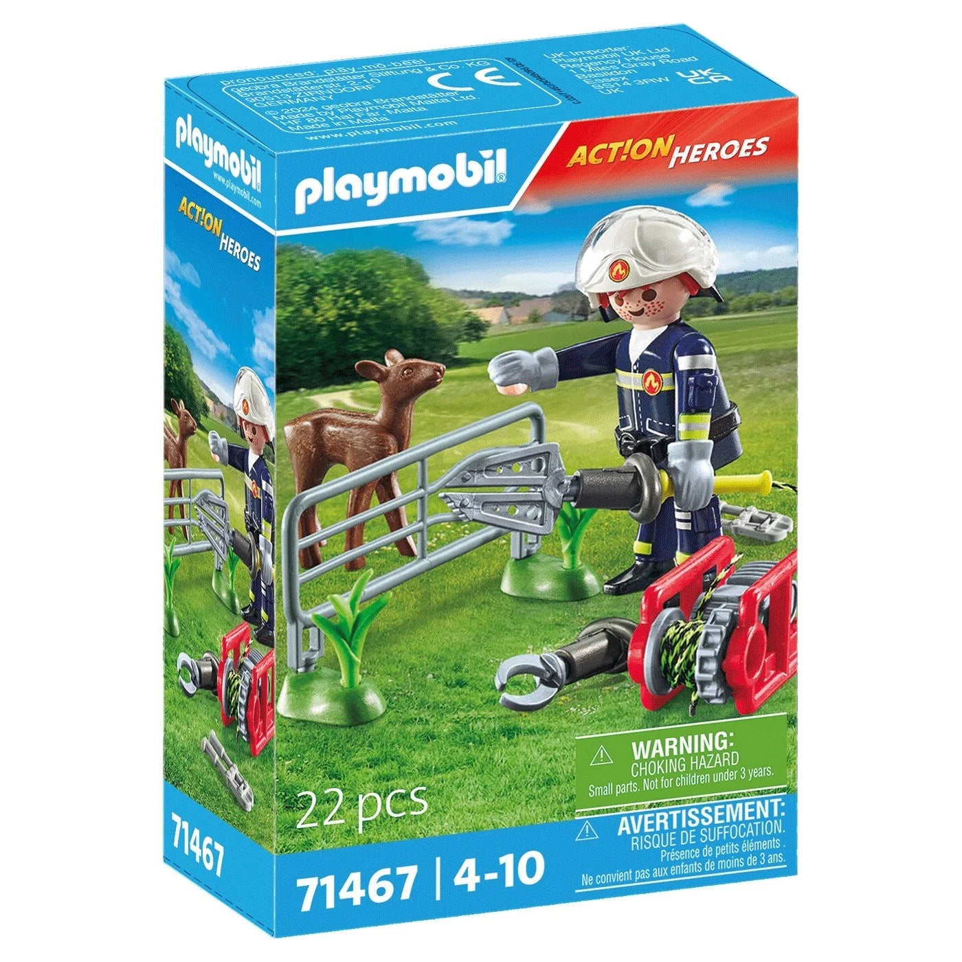 Playmobil city action επιχείρηση διάσωσης ζώου 71467
