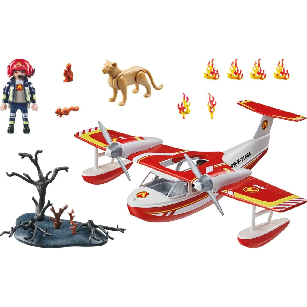 Playmobil city action πυροσβεστικό υδροπλάνο 71463
