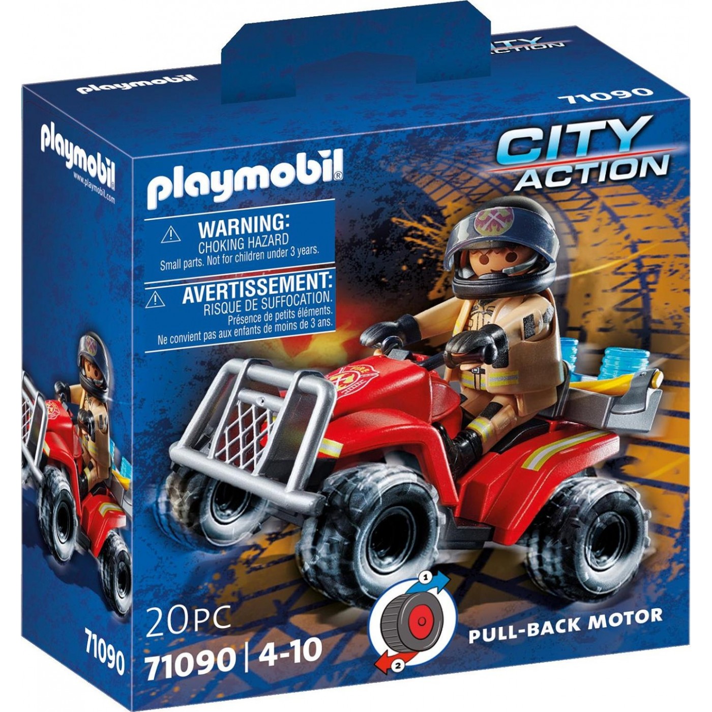 Playmobil City Action-Πυροσβέστης με γουρούνα 4×4