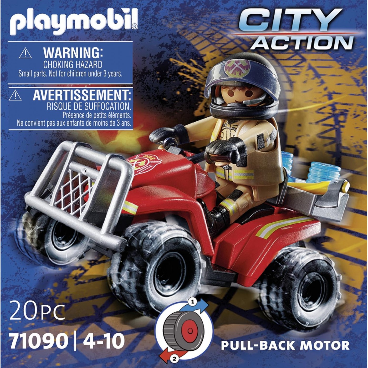 Playmobil City Action-Πυροσβέστης με γουρούνα 4×4