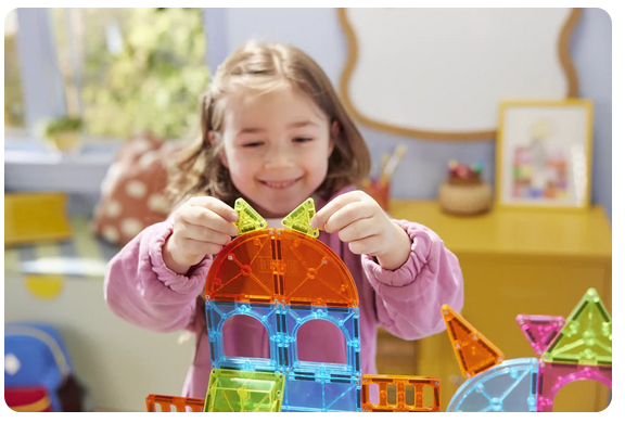 MAGNA-TILES City Center 110 Τεμάχια – Μαγνητικά Πλακίδια STEM για Πόλη 251110CC