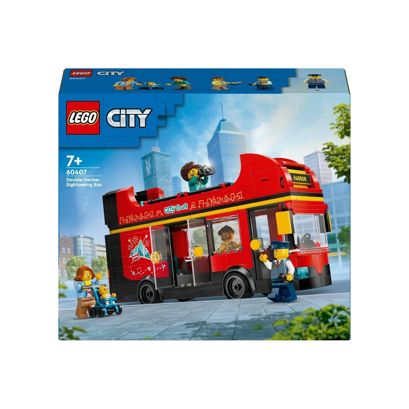 LEGO City Red Double-Decker Sightseeing Bus (60407)