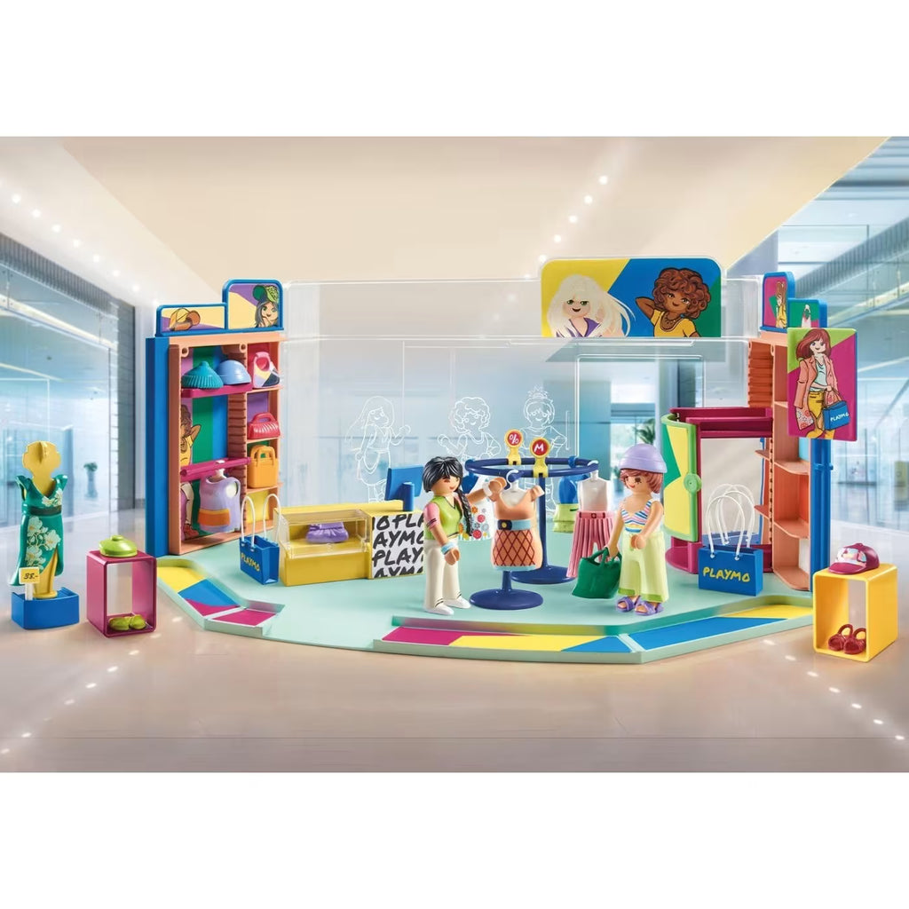 Playmobil city life εμπορικό κέντρο the mall of playmobil 71534