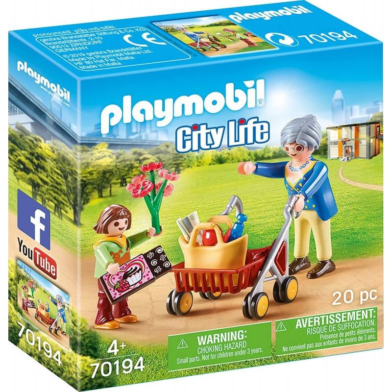 Playmobil City Life Γιαγιά Με Εγγονή 70194