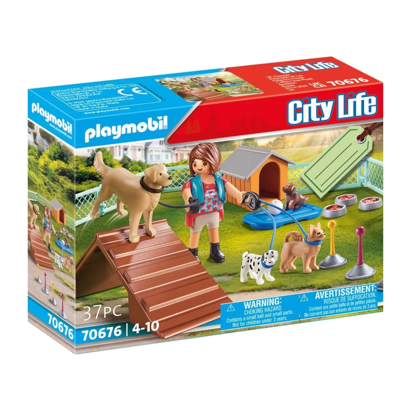 Plamobil City Life Gift Set Εκπαιδεύτρια σκύλων