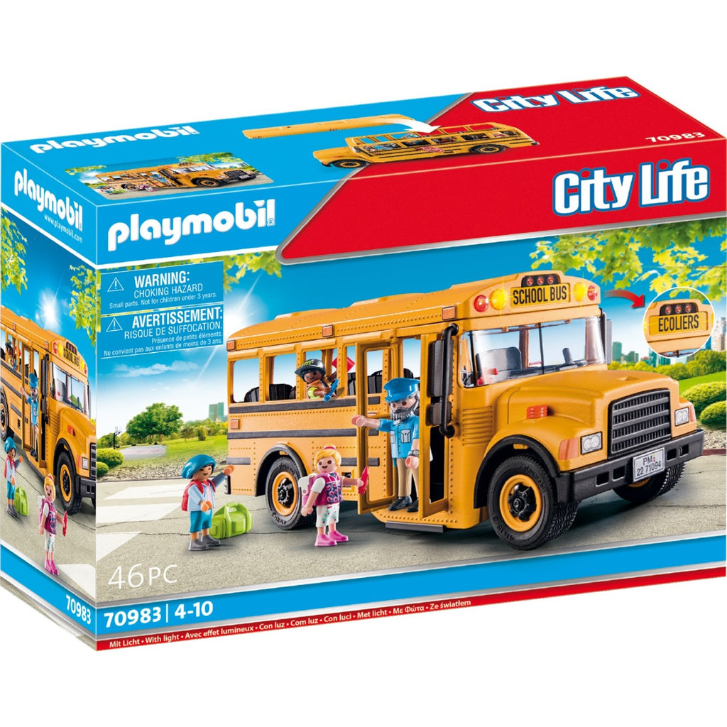 Playmobil City Life Σχολικό Λεωφορείο Με Μαθητές