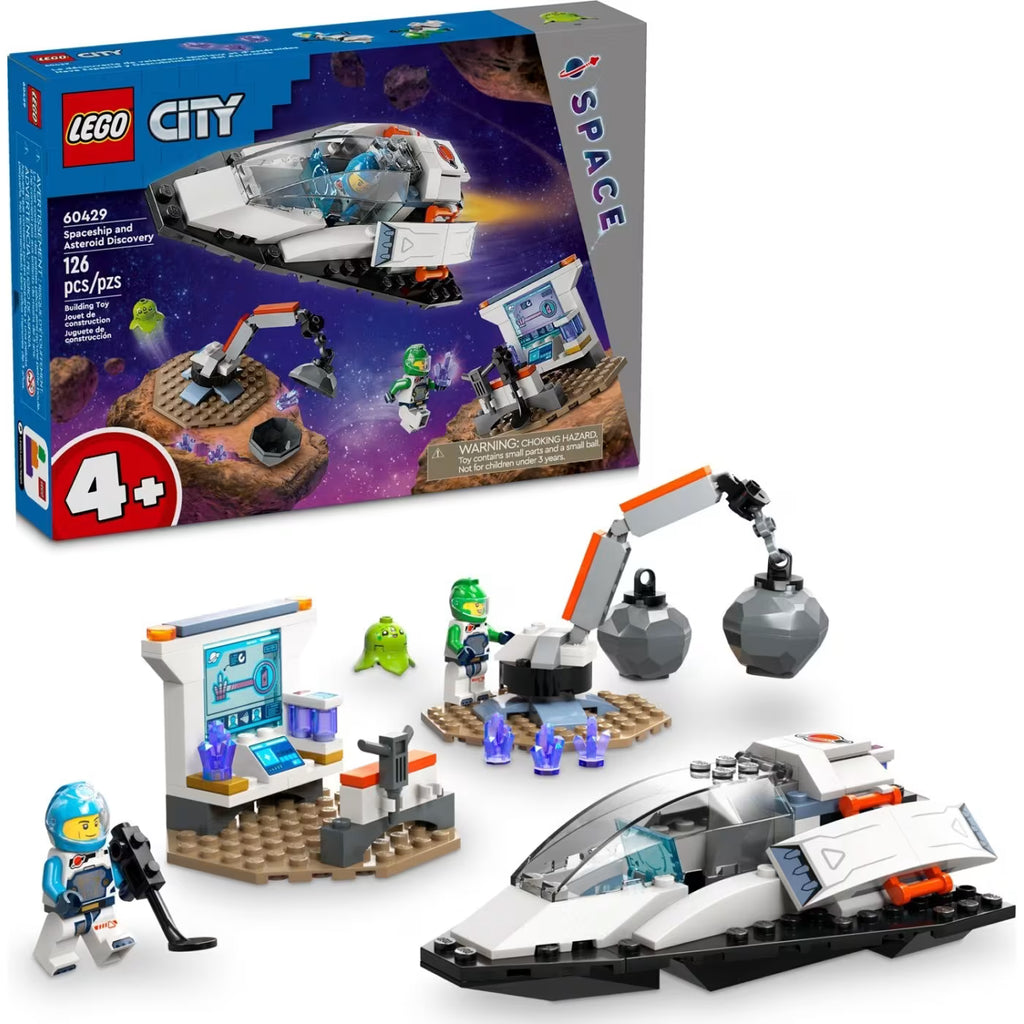 LEGO city διαστημόπλοιο και ανακάλυψη αστεροειδούς 60429