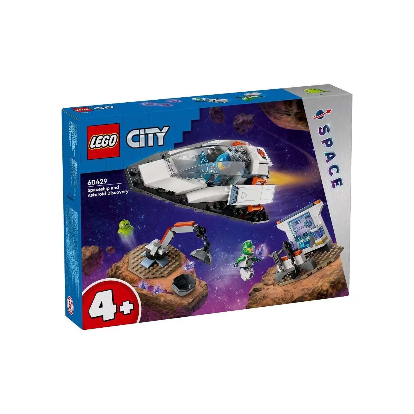 LEGO city διαστημόπλοιο και ανακάλυψη αστεροειδούς 60429