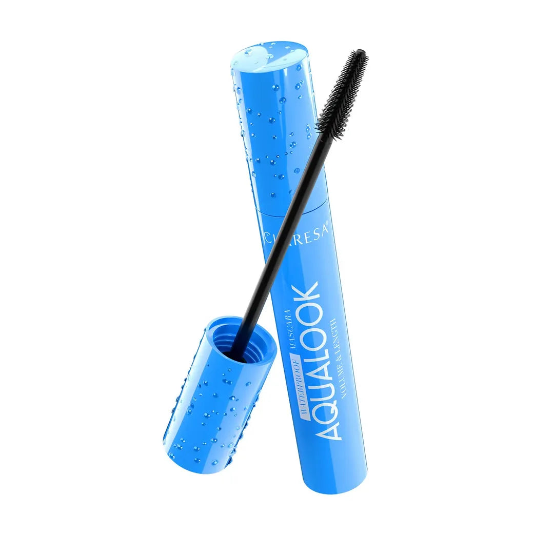 CLARESA | Aqualook Waterproof Mascara Black 8g | Volume & Length Effect | Long-Lasting Waterproof Wear | CL36542