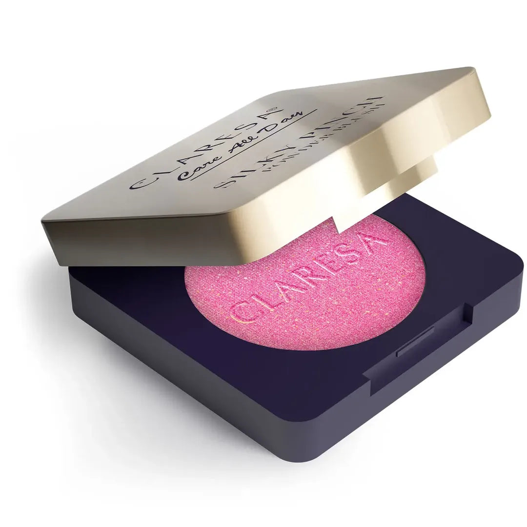 CLARESA | Care All Day | Silky Pinch Powder Blush 2g | Lumi Pink 02 | Luminous Pink Glow | CL36540