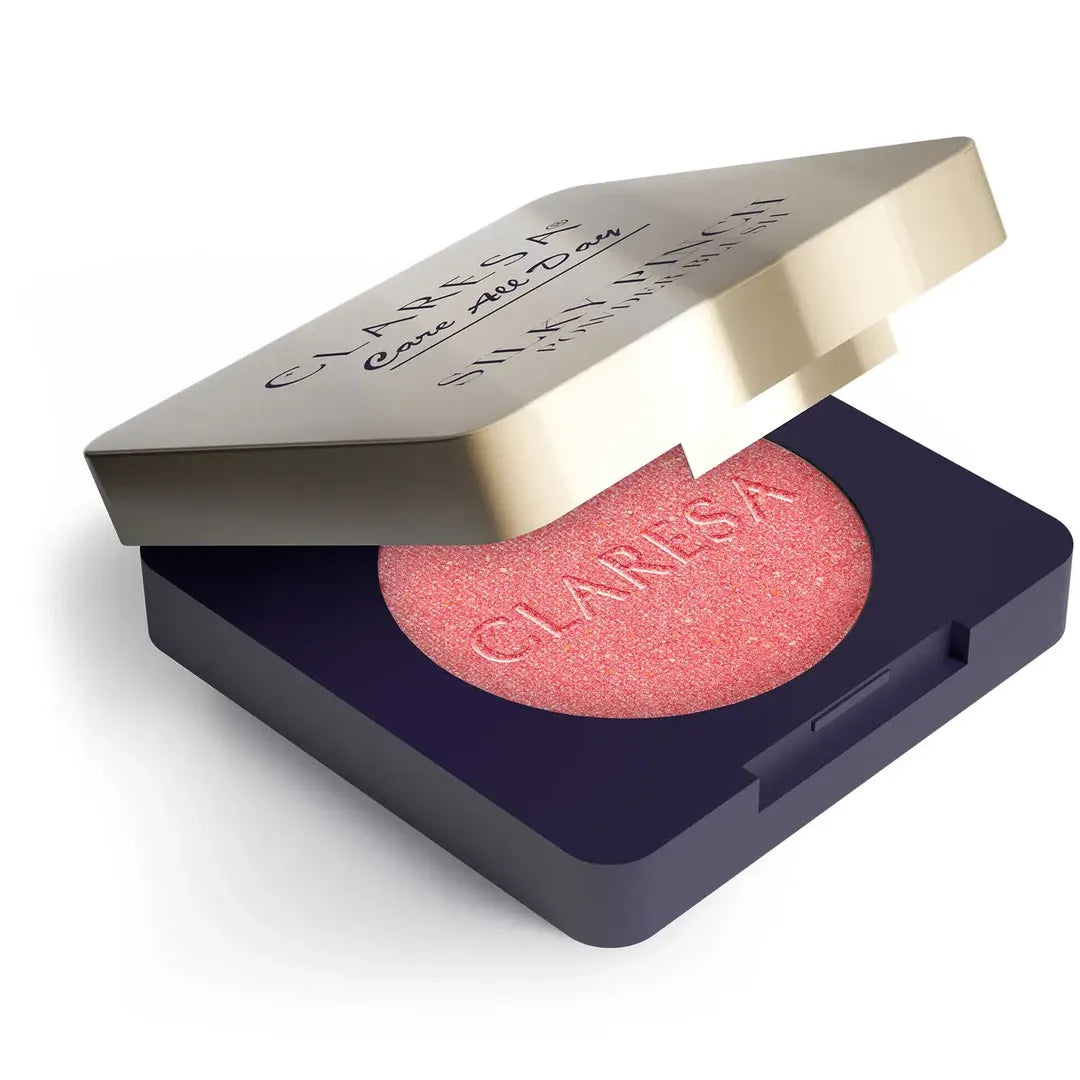 CLARESA | Care All Day | Silky Pinch Powder Blush 2g | Lumi Peach 03 | Peachy Radiant Glow | CL36539