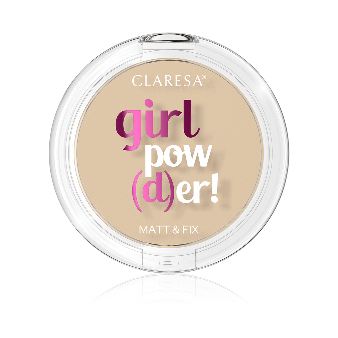 Claresa | Girl Pow(d)er! Pressed Powder No 02 Natural Beige (12g) | CGPPP02