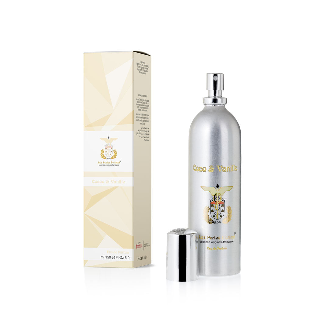 Les Perles | Aluminum Parfum COCO & VANILLE Women Eau De Parfum Spray 150ml | LP3331