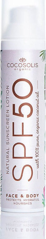 Cocosolis Natural Sunscreen Lotion SPF50 100ml cocosolis organic