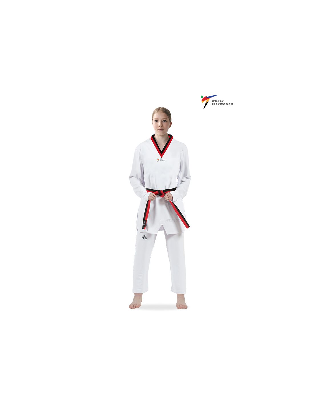 TA 2028 WT Style Competition Dobok Poom Collar (CE)