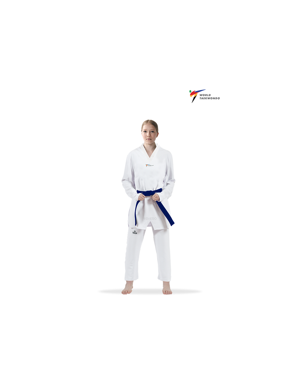 WT Style Competition Dobok White Collar (CE)