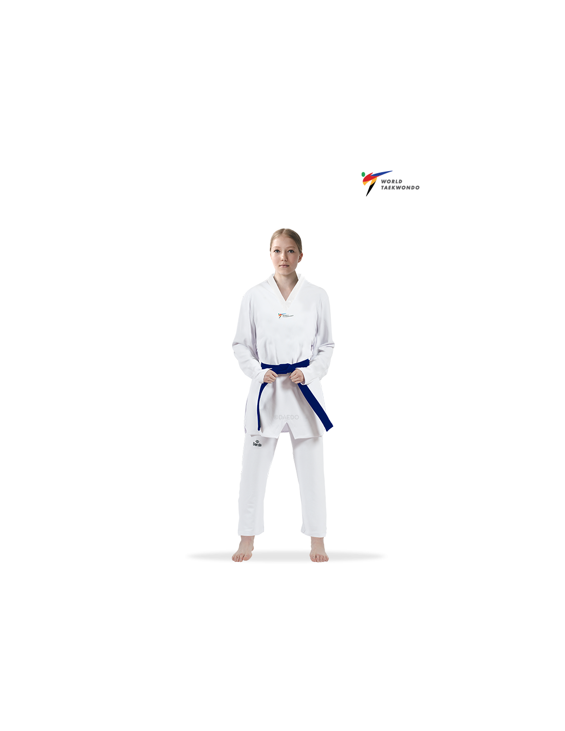 WT Style Competition Dobok White Collar (CE)