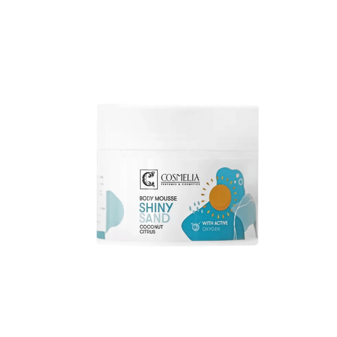 Body Mousse -Shiny Sand-  Άρωμα Καρύδα & Εσπεριδοειδή 200ml | Cosmelia