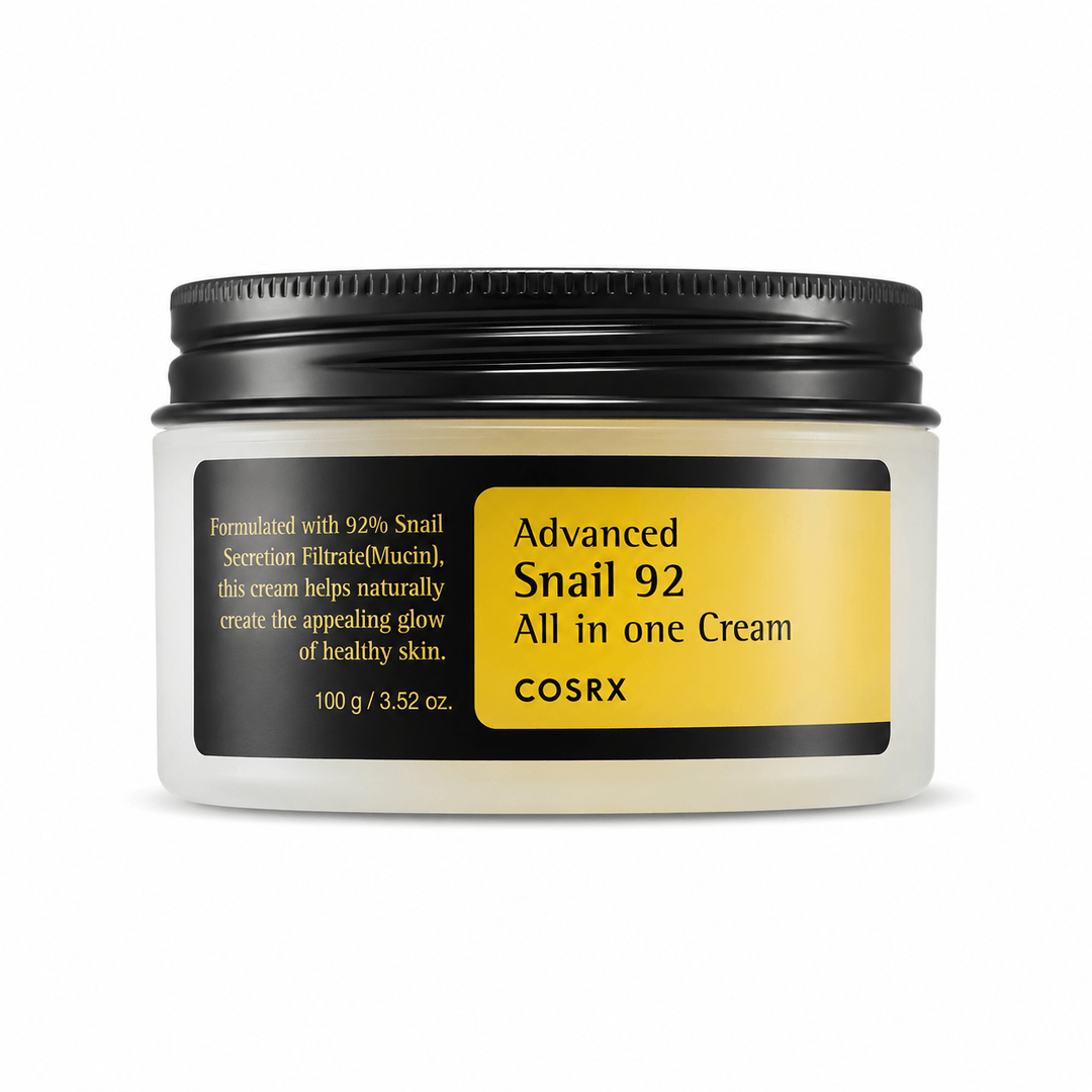 COSRX | Advanced Snail 92 All In One Cream 100ml | Skin Regenerating Moisturiser & Deep Hydration | COAS92AIOC