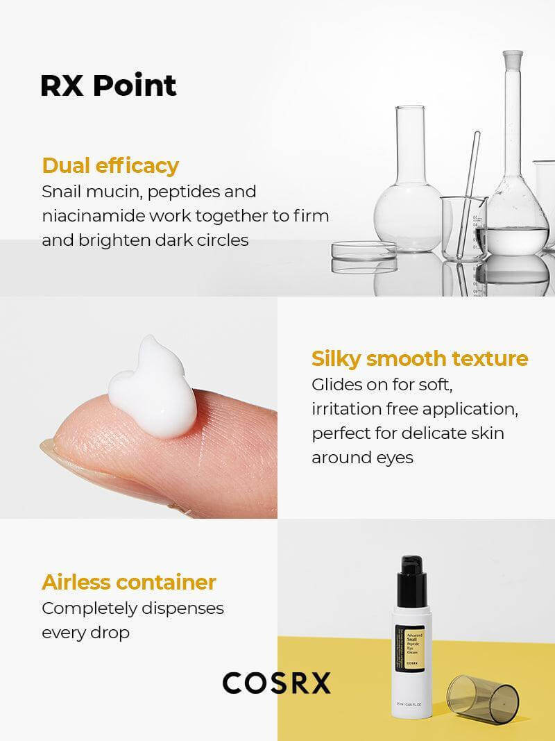 Advanced Snail Peptide Eye Cream | COSRX