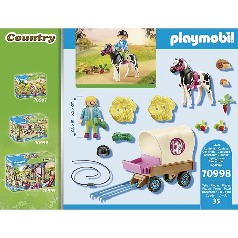 Playmobil Άμαξα με πόνυ (70998)