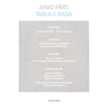 Arvo Pärt: Tabula Rasa (Special Book Edition)