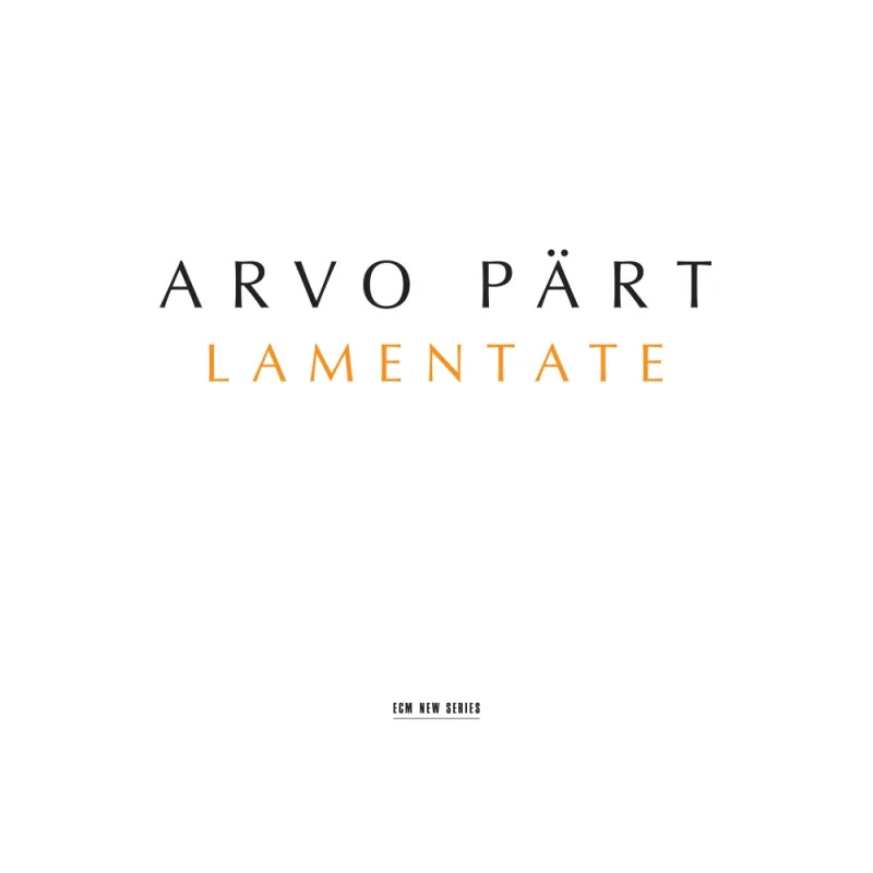 Arvo Pärt - Lamentate (CD)
