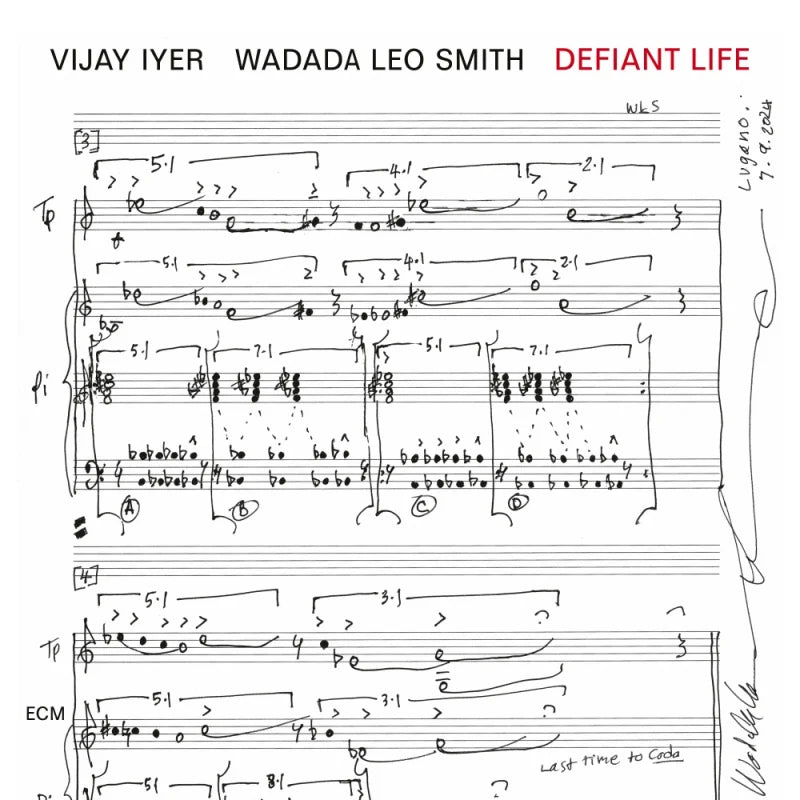 Vijay Iyer, Wadada Leo Smith - Defiant Life