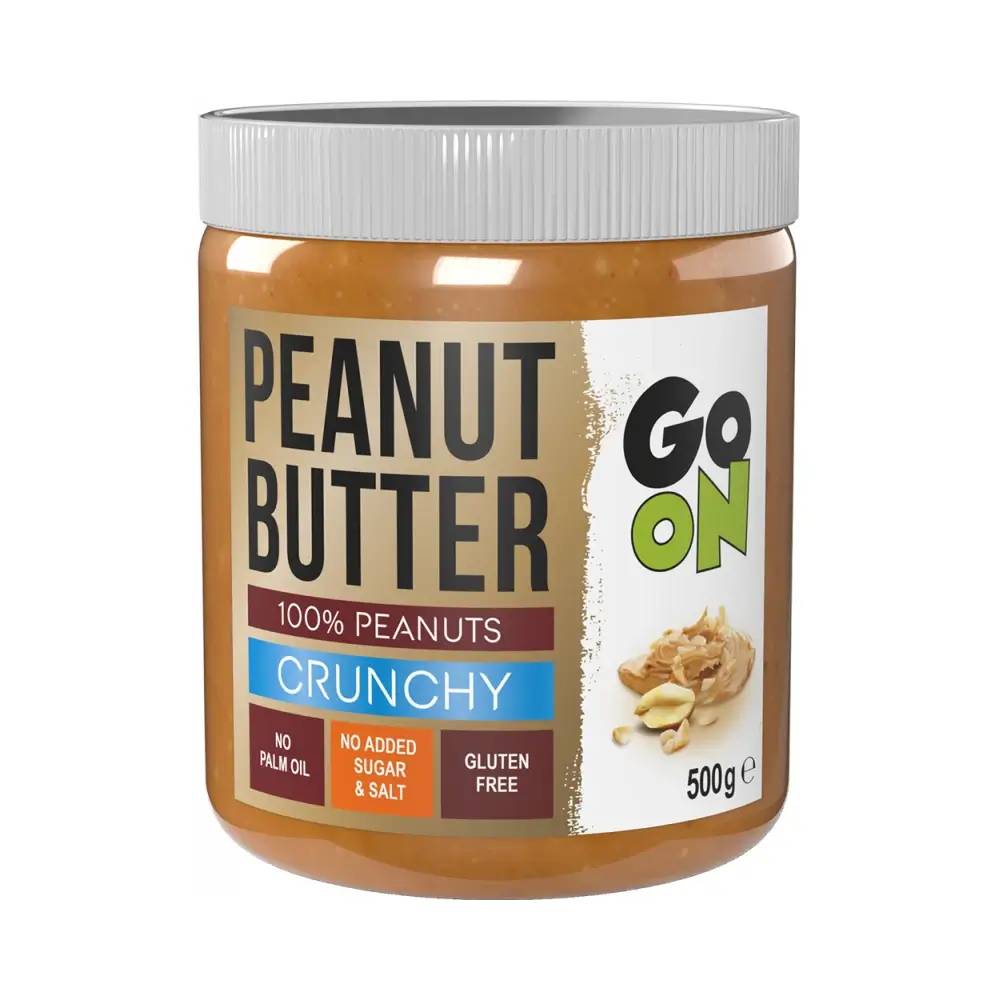 Go On Nutrition Φυστικοβούτυρο Τραγανό Crunchy 500gr