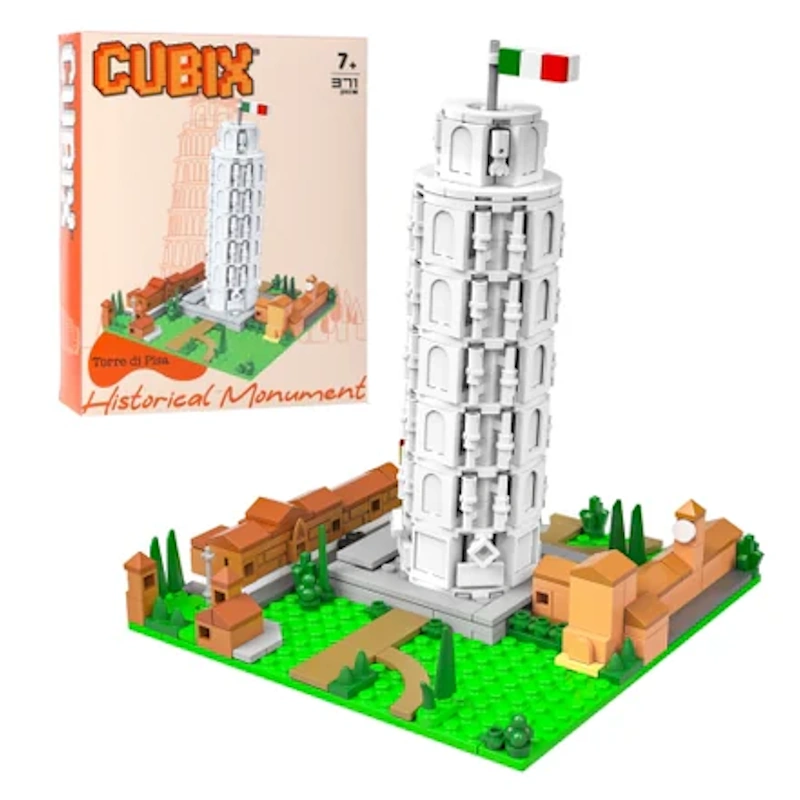 Cubix Κατασκευή Ιστορικών Μνημείων- Πύργος της Πίζας - 370 κομμάτια