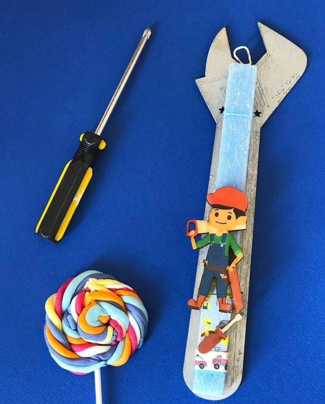 Mario σε Ξύλινο Κάδρο