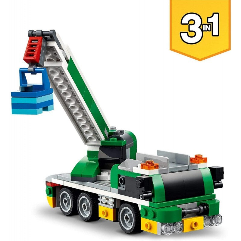 LEGO Creator 3 In 1 Race Car Transporter Μεταφορέας Αγωνιστικών Αυτοκινήτων 31113