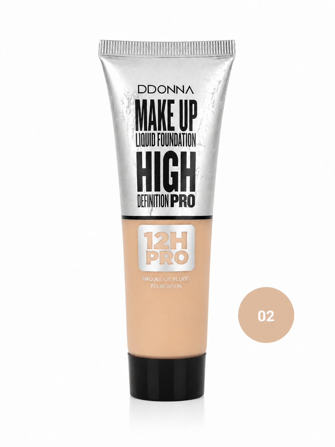 DDONNA High Definition Pro Liquid Foundation – 12H Pro 02