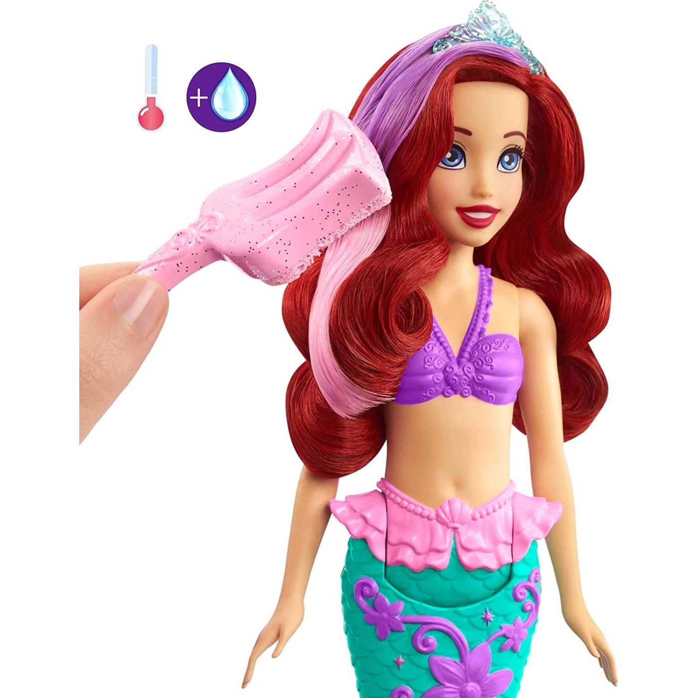 Mattel Disney Princess- Αριέλ Color Change