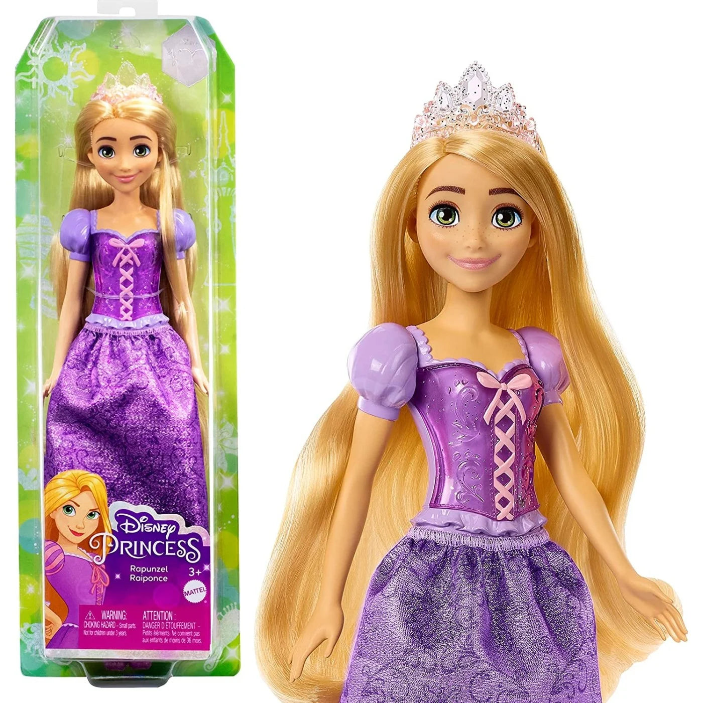 Mattel Disney Princess Rapunzel Βασικές Κούκλες 30 εκ.