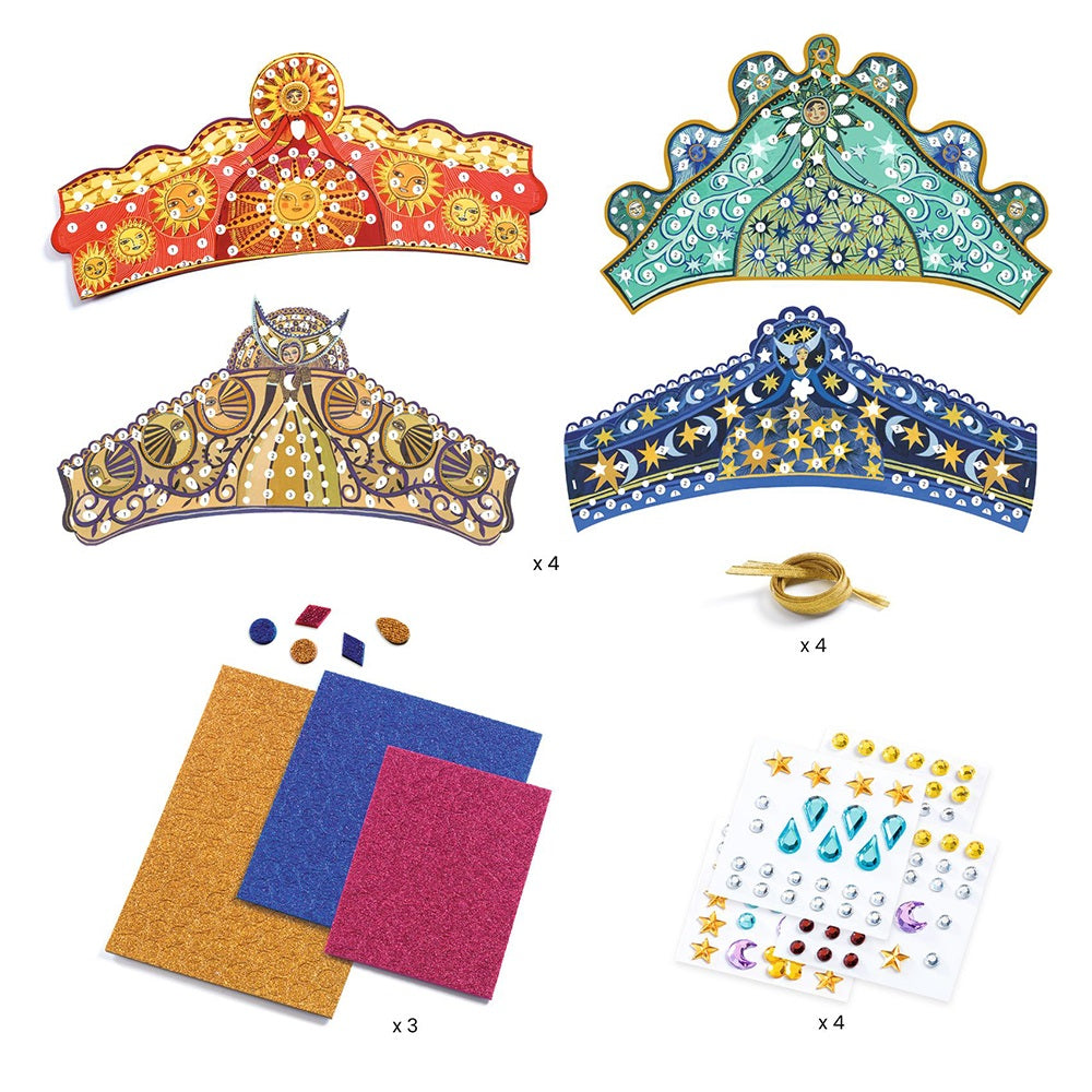 Djeco DIY  Φτιάχνω με μωσαϊκό Τιάρες 07909