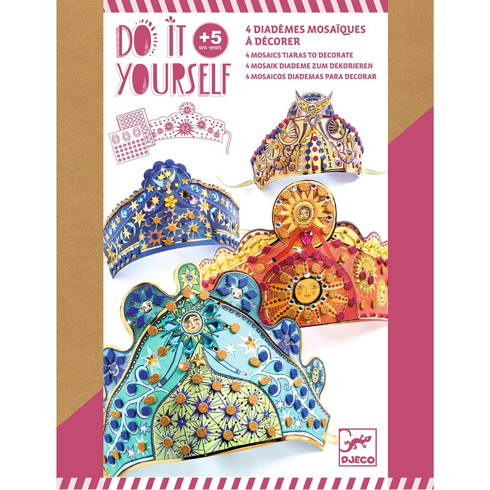 Djeco DIY  Φτιάχνω με μωσαϊκό Τιάρες 07909